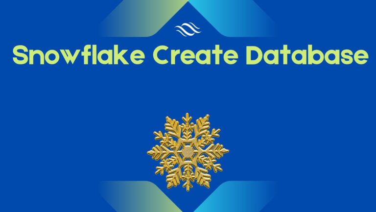 Snowflake Create Database